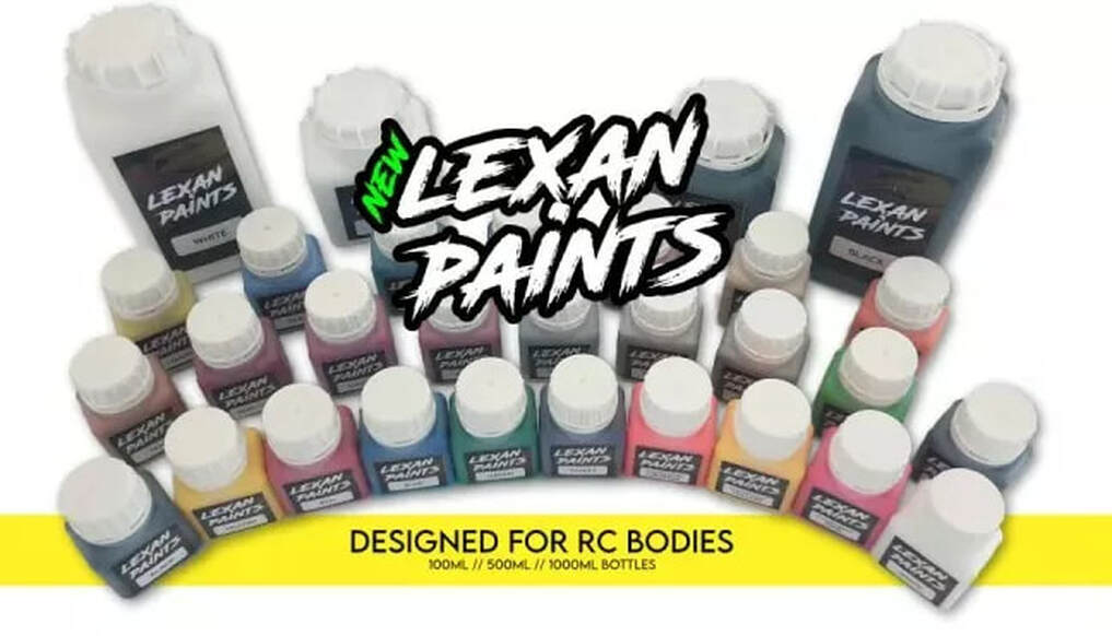 Lexan Paints Water-based Polycarbonate RC Body Paints